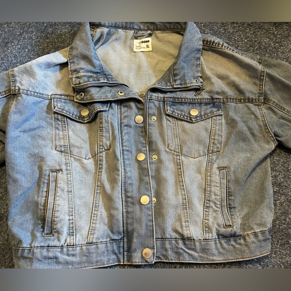 Ci Sono denim collection size XL women’s button up blue jean jacket - Picture 6 of 6